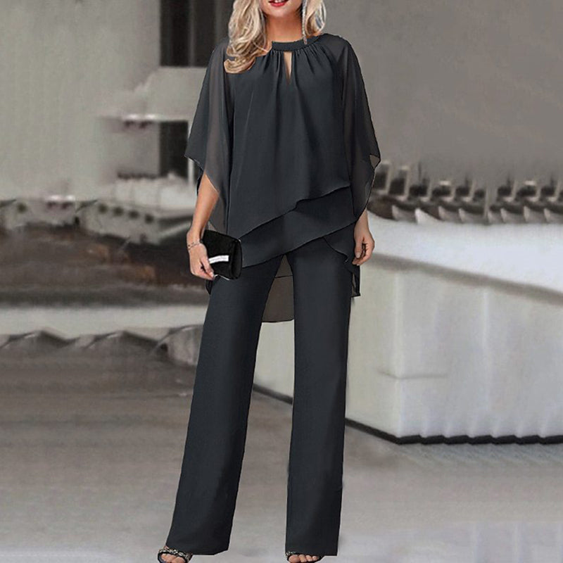 Plus Size Women's Outfit – Stylish Two-Piece Ensemble for Everyday Comfort 0