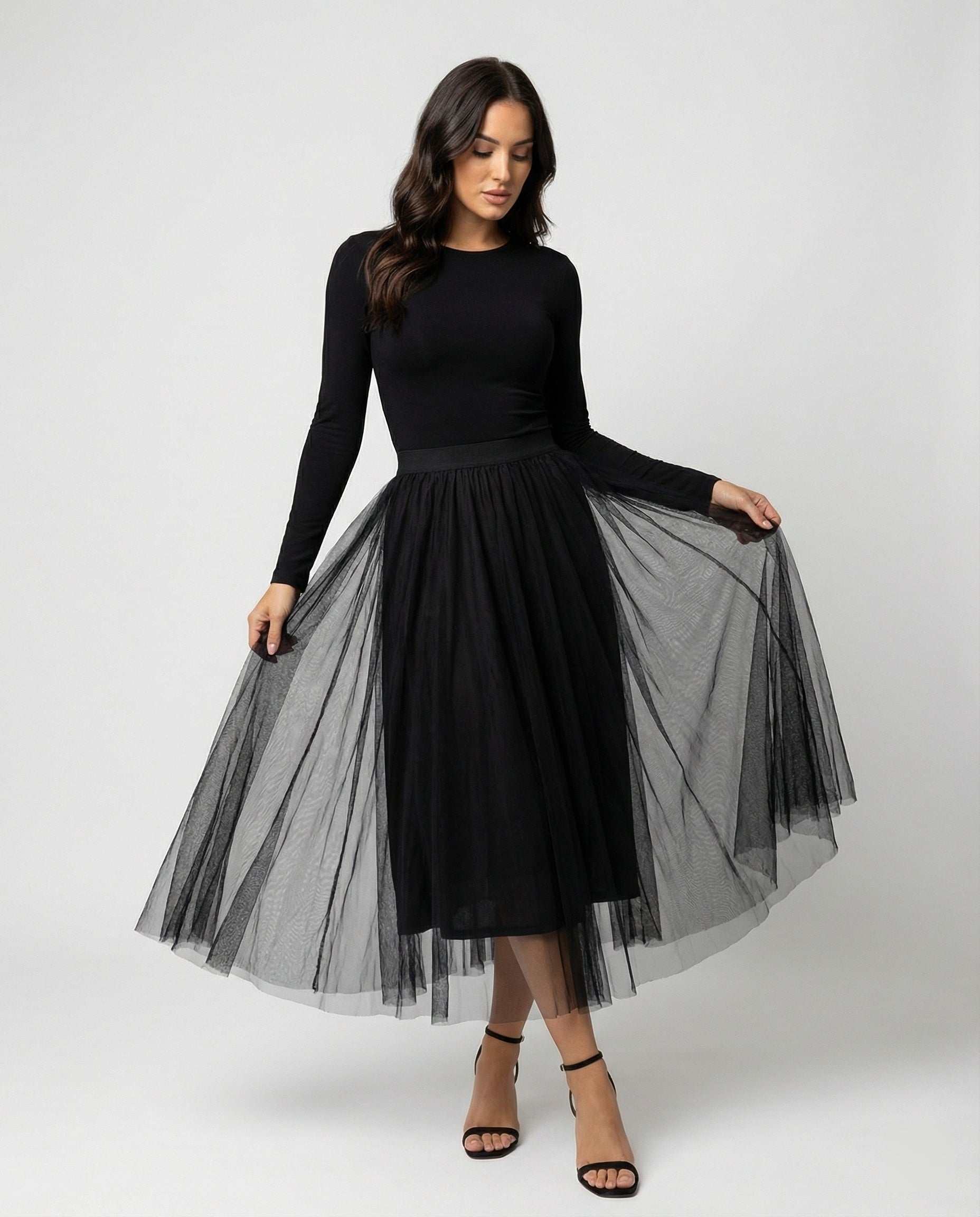 Women’s Ankle-Length Skirt – High Waist Design for Flattering Silhouette 0