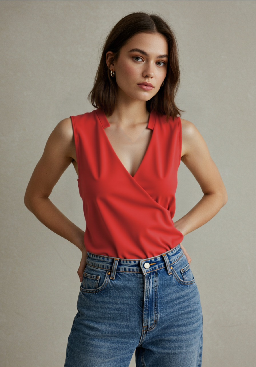 Women's Blouse – Elegant Sleeveless Design for Comfortable Summer Wear 4