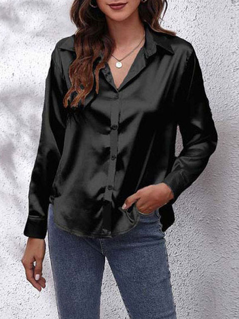Women’s Elegant Shirt – Stylish Long-Sleeved Design for Versatile Occasions 11