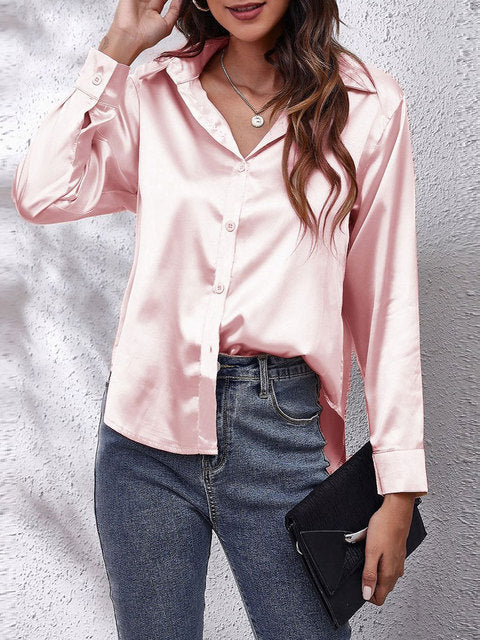Women’s Elegant Shirt – Stylish Long-Sleeved Design for Versatile Occasions 15