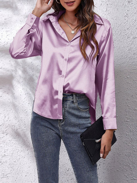 Women’s Elegant Shirt – Stylish Long-Sleeved Design for Versatile Occasions 4