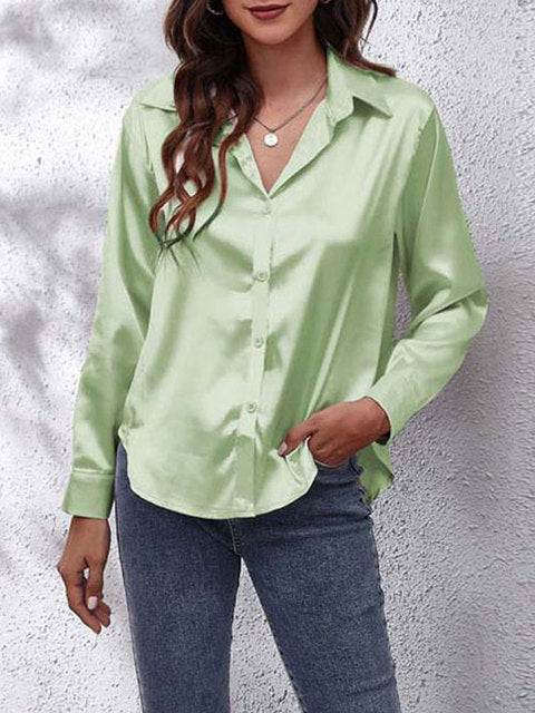 Women’s Elegant Shirt – Stylish Long-Sleeved Design for Versatile Occasions 5
