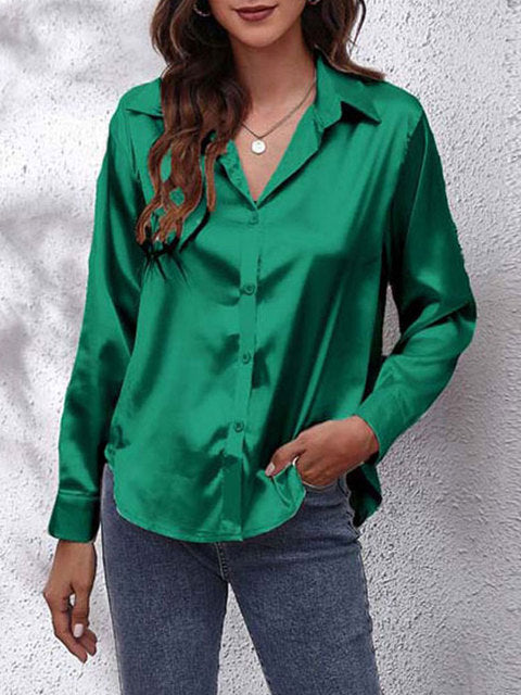 Women’s Elegant Shirt – Stylish Long-Sleeved Design for Versatile Occasions 7