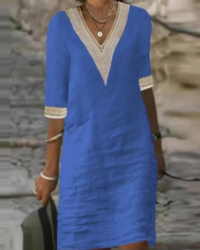 Women’s Linen Summer Dress – Comfortable Breathable Fabric for Warm Days 7