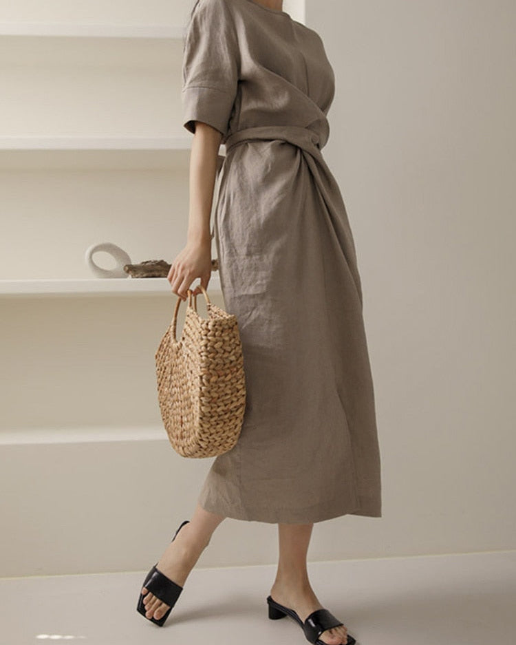 Women's Maxi Dress – Elegant V-Neck Long Sleeve Design for Stylish Autumn Occasions 2