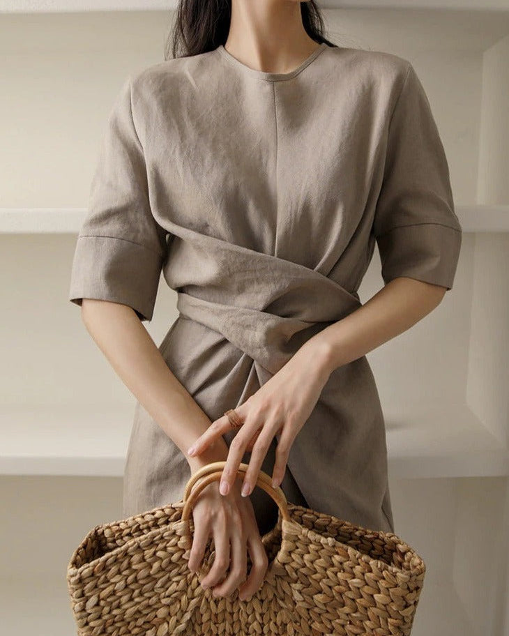 Women's Maxi Dress – Elegant V-Neck Long Sleeve Design for Stylish Autumn Occasions 4