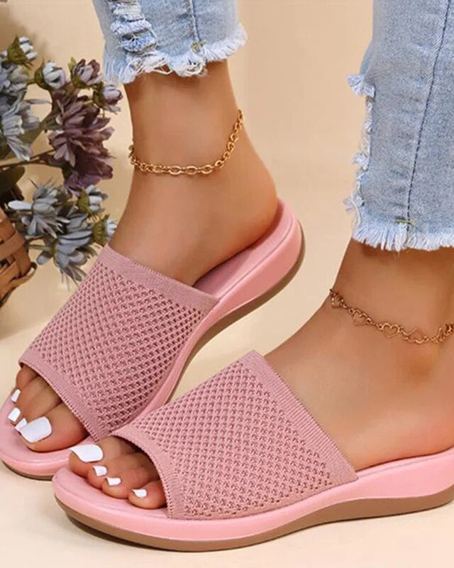 Women’s Slipper Sandals – Breathable Mesh Design for All-Day Comfort 1