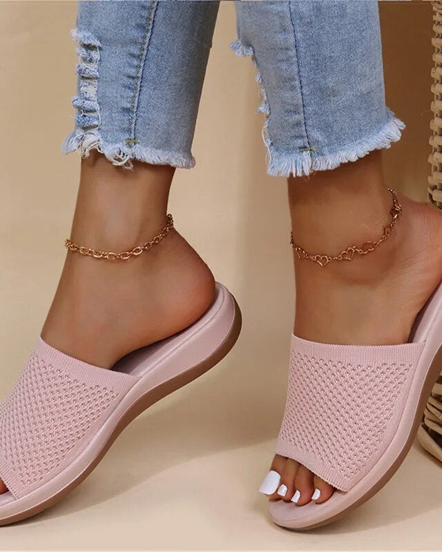 Women’s Slipper Sandals – Breathable Mesh Design for All-Day Comfort 4