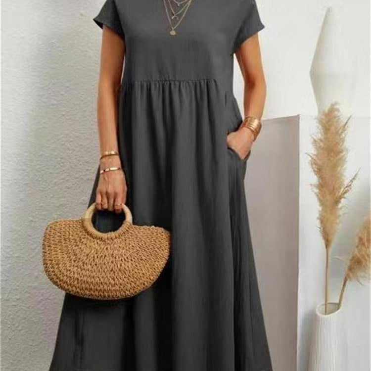 Women’s Summer Maxi Dress – Elegant Cotton Blend for Warm Weather Comfort 2