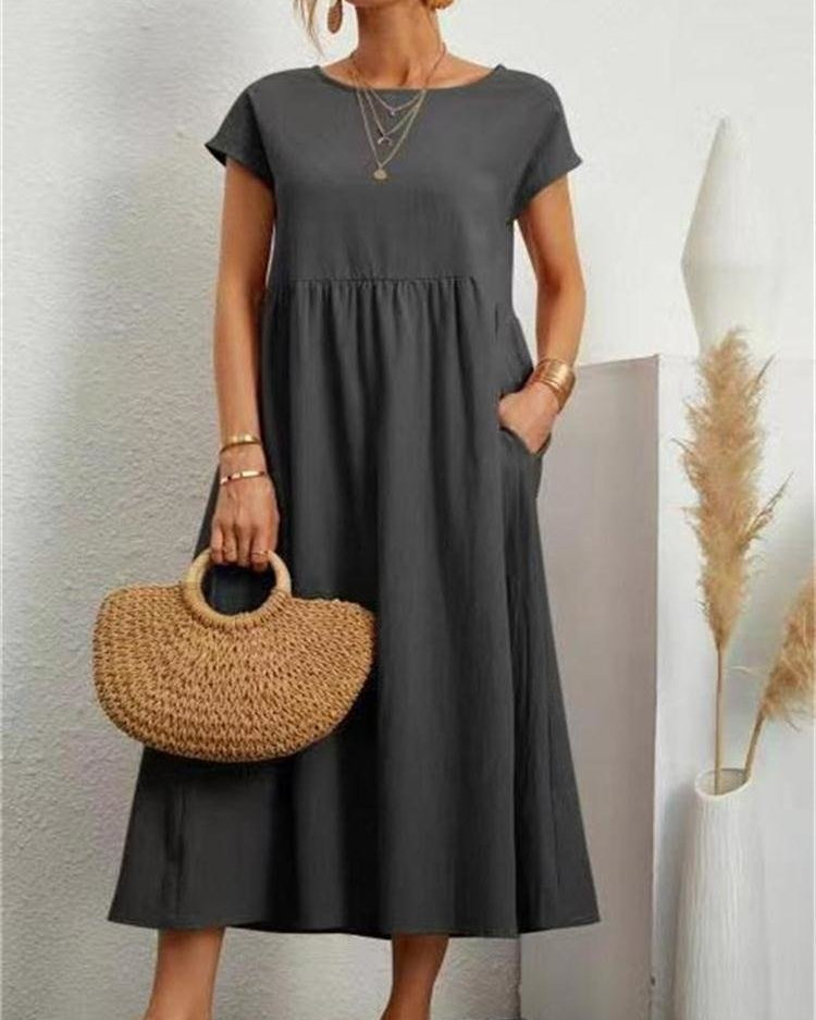 Women’s Summer Maxi Dress – Elegant Cotton Blend for Warm Weather Comfort 2