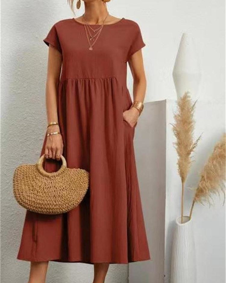 Women’s Summer Maxi Dress – Elegant Cotton Blend for Warm Weather Comfort 3