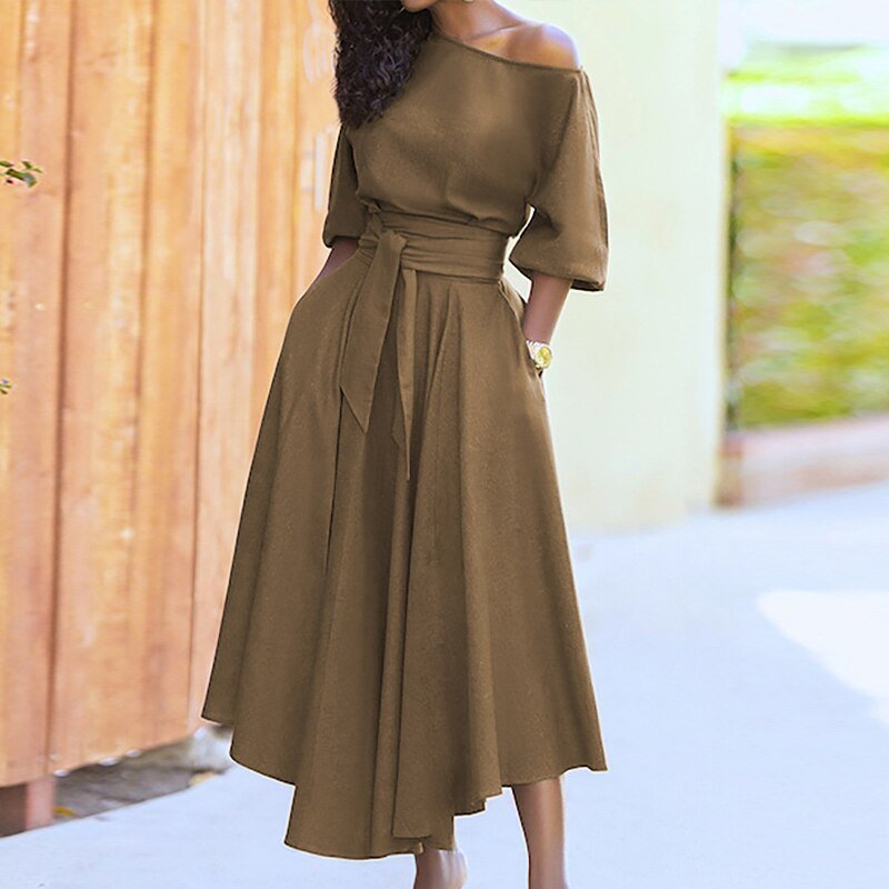 Women's A-Line Dress – Stylish Comfort for Summer Casual Outings 2