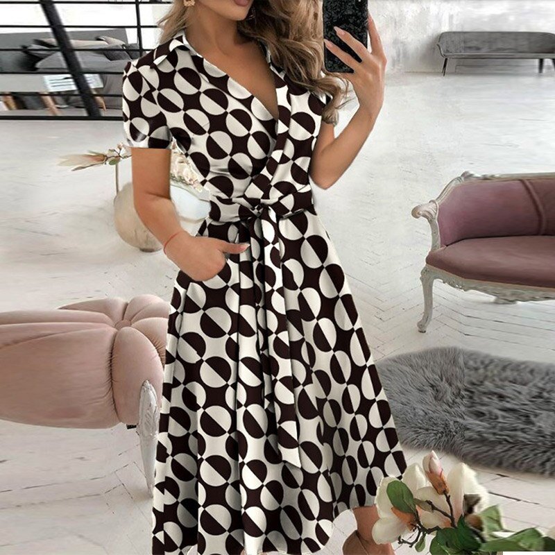 Women's A-Line Dress – Stylish Comfort for Summer Casual Outings 5