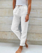 Women’s Airy Trousers – Elegant Cotton-Linen Blend for Summer Comfort 3