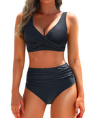 Women's Bikini Set – Figure-Shaping Top with High-Waisted Shorts for Stylish Comfort 0