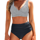 Women's Bikini Set – Figure-Shaping Top with High-Waisted Shorts for Stylish Comfort 2