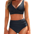 Women's Bikini Set – Figure-Shaping Top with High-Waisted Shorts for Stylish Comfort 3