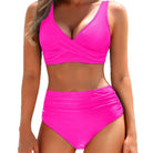 Women's Bikini Set – Figure-Shaping Top with High-Waisted Shorts for Stylish Comfort 5
