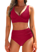 Women's Bikini Set – Figure-Shaping Top with High-Waisted Shorts for Stylish Comfort 7