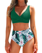 Women's Bikini Set – Figure-Shaping Top with High-Waisted Shorts for Stylish Comfort 8