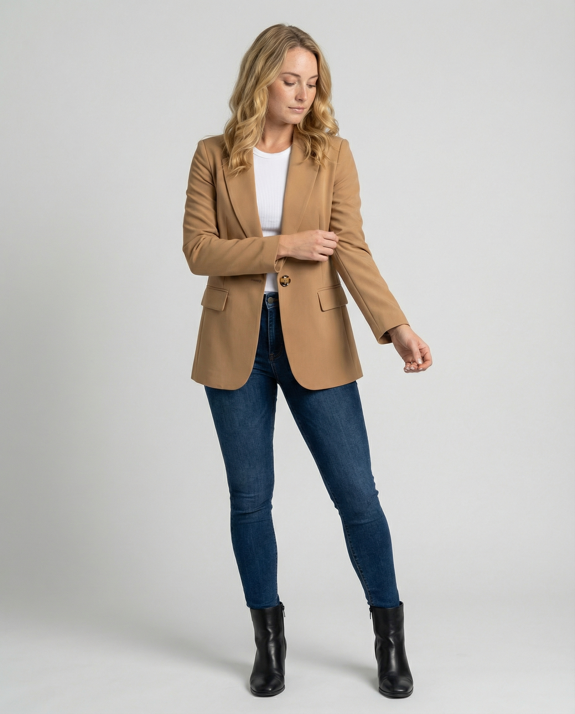 Women's Black Blazer – Elegant Tailored Fit for Versatile Style and Comfort 0
