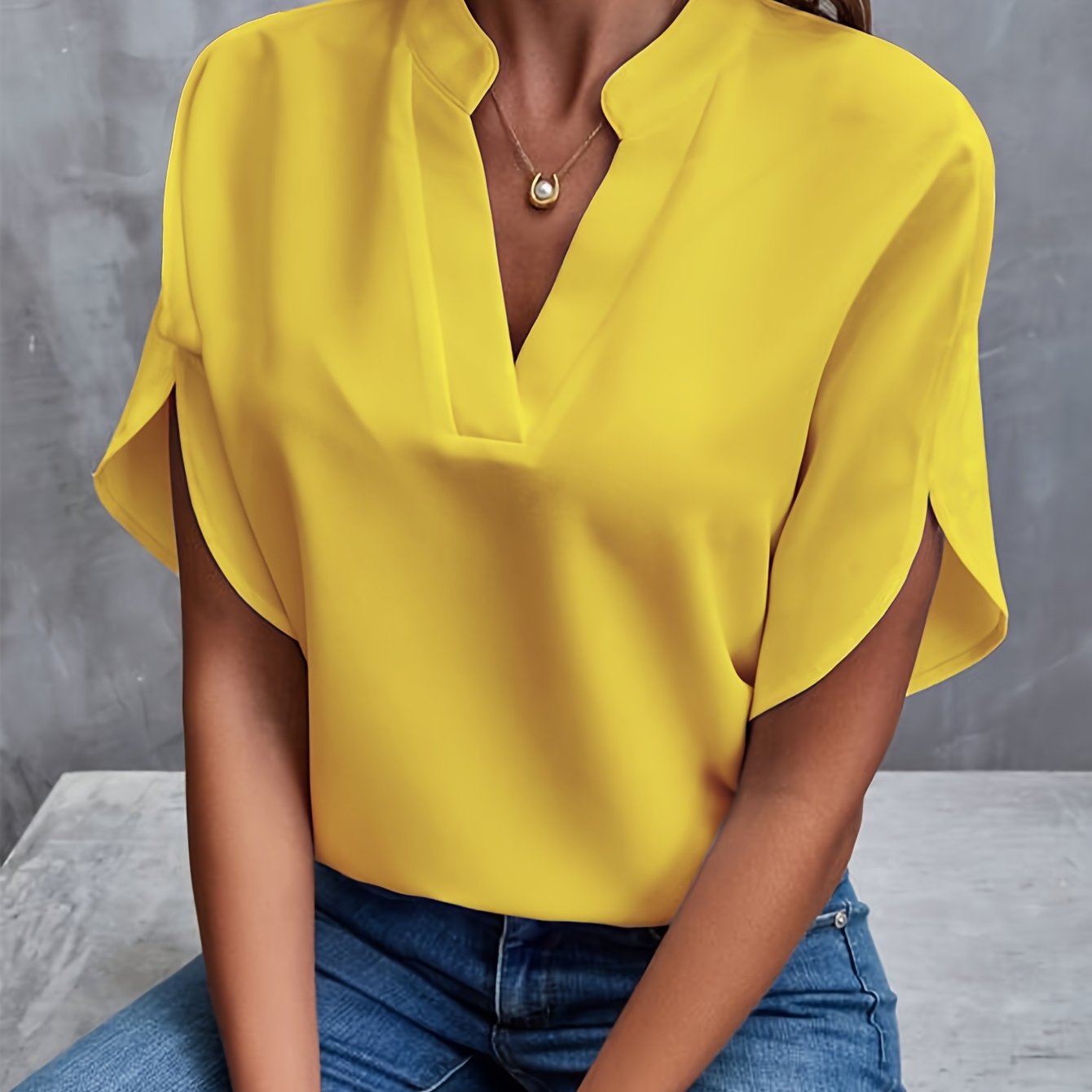 Women's Blouse – Eco-Friendly Cotton Blend for Comfortable Spring Outings 9