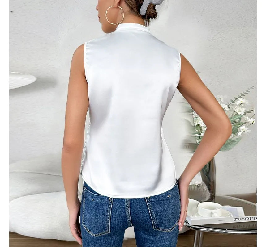 Women's Blouse – Elegant Sleeveless Design for Comfortable Summer Wear 6