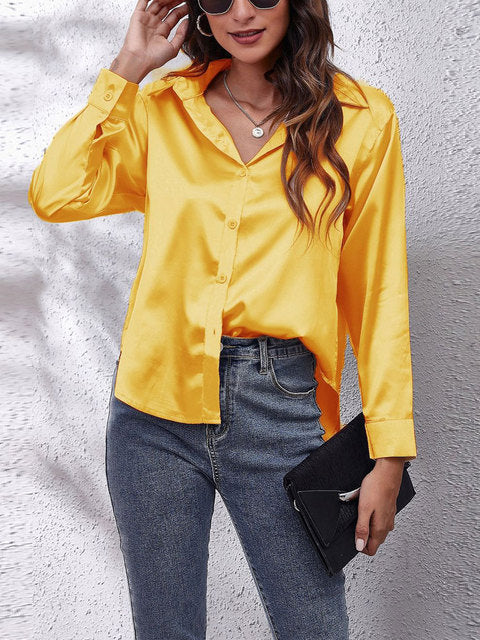 Women’s Elegant Shirt – Stylish Long-Sleeved Design for Versatile Occasions 12