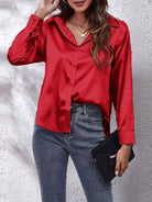 Women’s Elegant Shirt – Stylish Long-Sleeved Design for Versatile Occasions 13