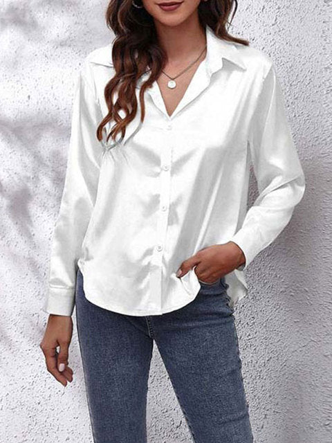 Women’s Elegant Shirt – Stylish Long-Sleeved Design for Versatile Occasions 14