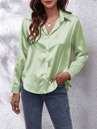 Women’s Elegant Shirt – Stylish Long-Sleeved Design for Versatile Occasions 5