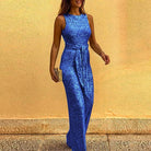Women’s Glitter Jumpsuit – Eye-Catching Sequin Fabric for Special Occasions 2