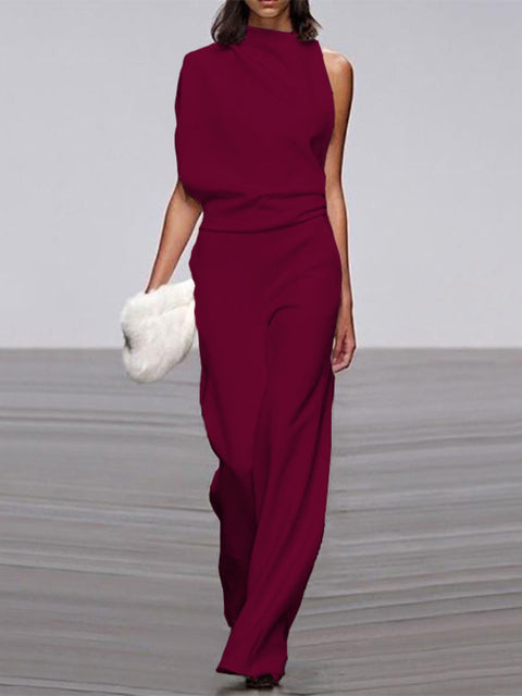 Women's Jumpsuit – Stylish Sleeveless Wide Leg Design for Everyday Comfort 12