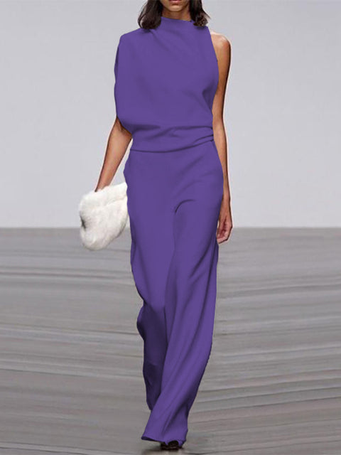 Women's Jumpsuit – Stylish Sleeveless Wide Leg Design for Everyday Comfort 3
