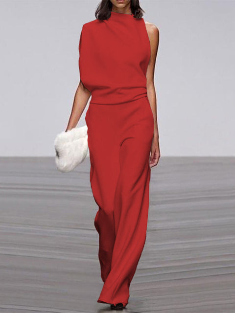 Women's Jumpsuit – Stylish Sleeveless Wide Leg Design for Everyday Comfort 6