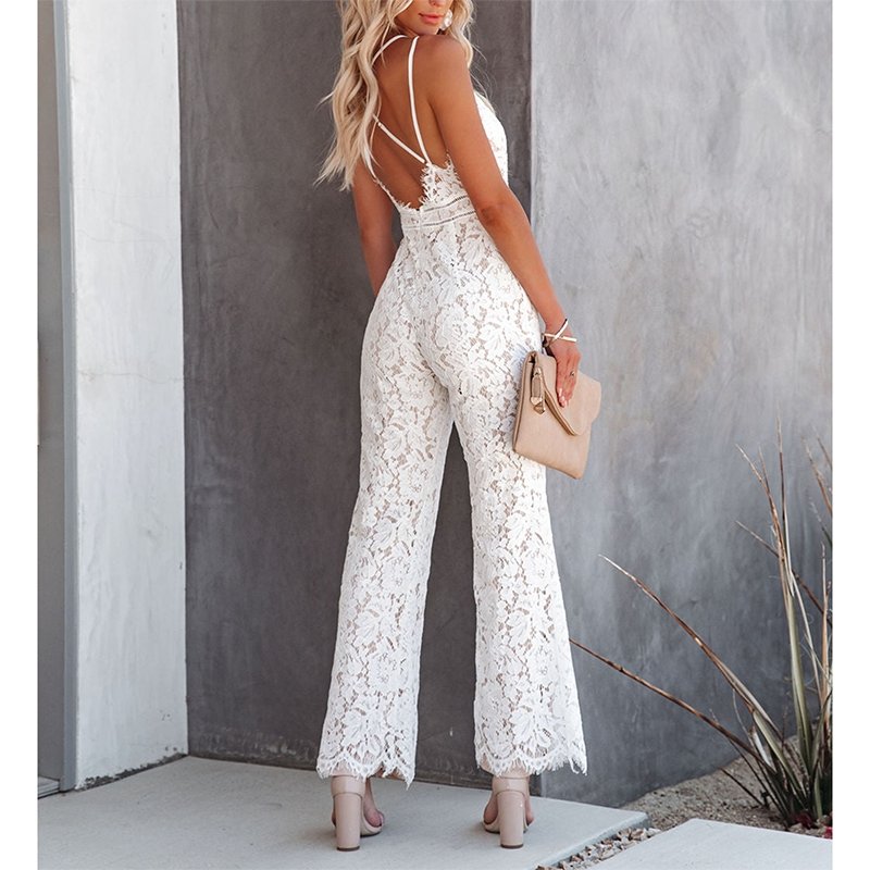 Women’s Lace Jumpsuit – Elegant Design for Stunning Summer Evenings 1