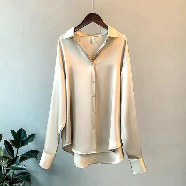 Women's Satin Shirt – Elegant Design for Versatile Styling and All-Day Comfort 0