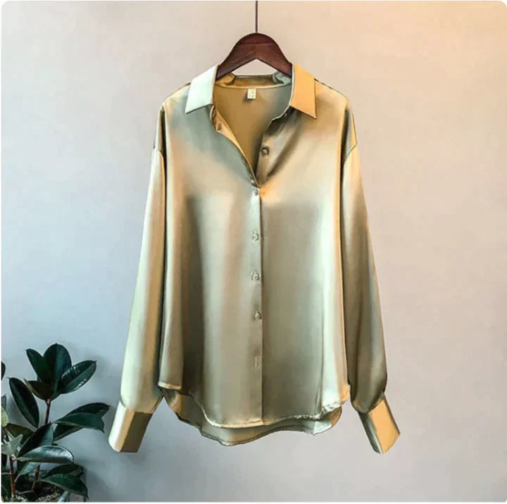 Women's Satin Shirt – Elegant Design for Versatile Styling and All-Day Comfort 1