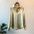 Women's Satin Shirt – Elegant Design for Versatile Styling and All-Day Comfort 1