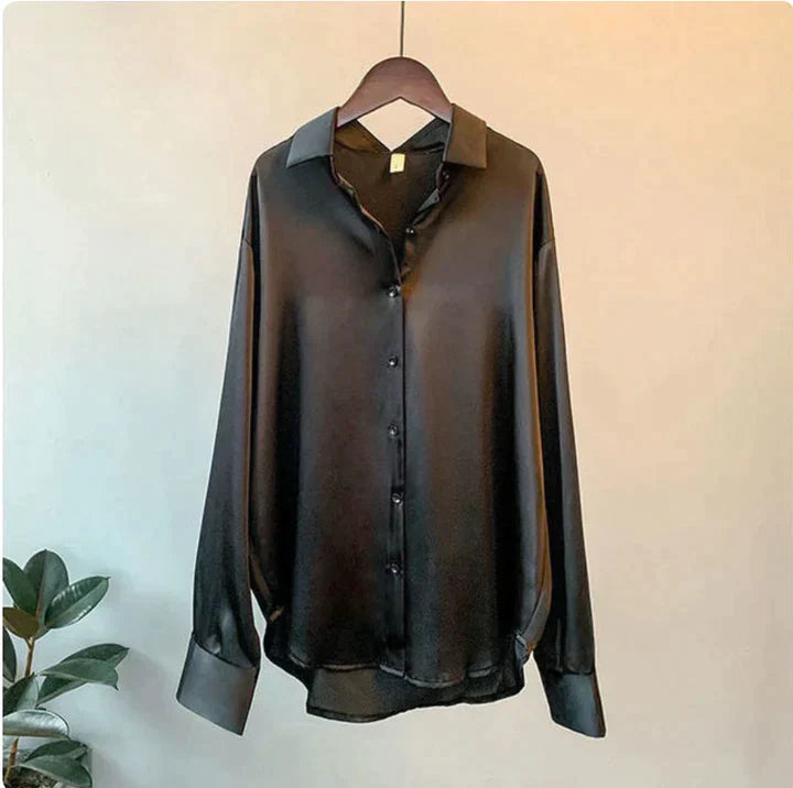 Women's Satin Shirt – Elegant Design for Versatile Styling and All-Day Comfort 3