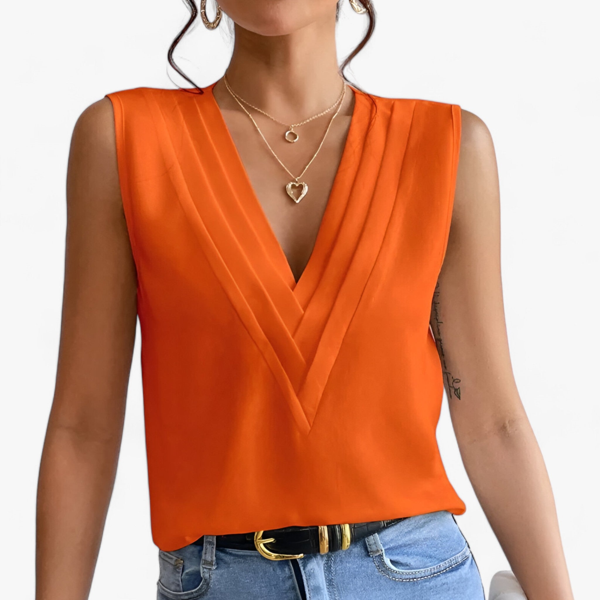 Women’s Sleeveless Blouse – Comfortable and Versatile for Casual Outings 1