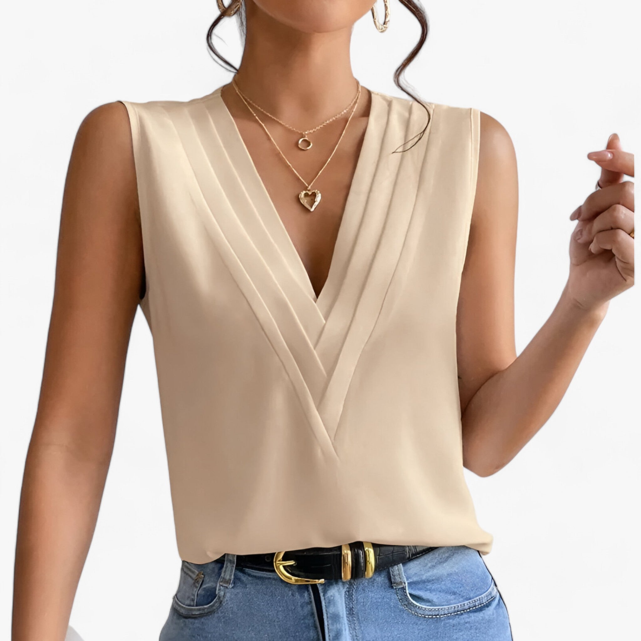 Women’s Sleeveless Blouse – Comfortable and Versatile for Casual Outings 4
