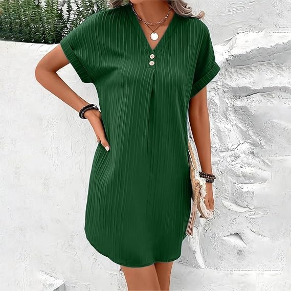 Women's Summer Dress – Airy V-Neck Design for Stylish Comfort 2
