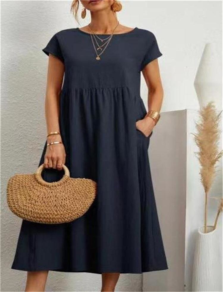Women’s Summer Maxi Dress – Elegant Cotton Blend for Warm Weather Comfort 6